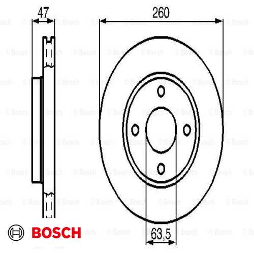 FREN DISKI ÖN ADET BM MONDEO 93-00