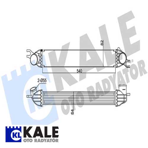 BMW MINI R55-R56-R57-R58-R59-R60-R61 BMW TURBO RADYATÖRÜ Ürün Görseli