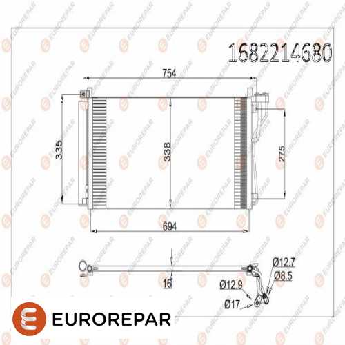KLIMA RADYATÖRÜ  BNZ SONATA / MAGENTIS 05-10 Ürün Görseli
