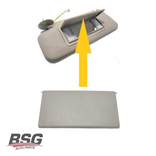 GÜNESLIK MAKYAJ AYNA KAPAK GRI SAG / SOL  BM ASTRA H 04-14