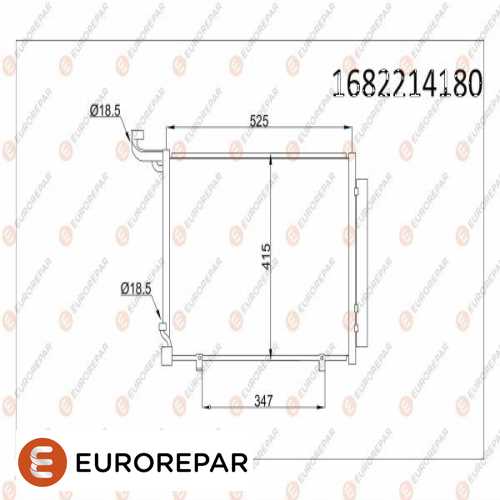 KLIMA RADYATÖRÜ KOMPLE 1.0 ECO/1.5 TDCI COURIER/FIESTA 17- Ürün Görseli