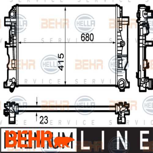 SU RADYATÖRÜ  M646-651 W 906 SPRINTER  06-