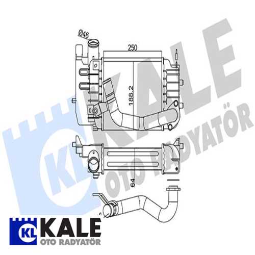 JAPON COROLLA JAPON TURBO RADYATÖRÜ