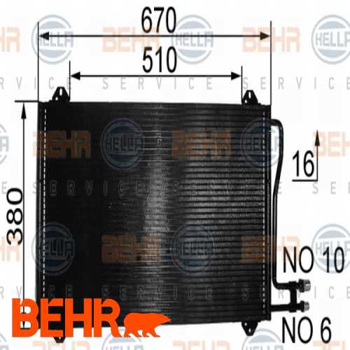 KLIMA RADYATÖRÜ  OM.611-OM.612 SPRT.CDI 96-00-06