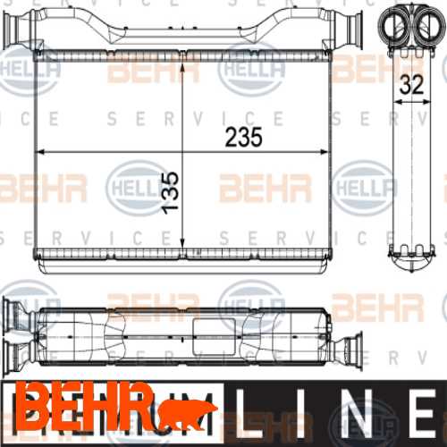 KALORIFER RADYATÖRÜ  BM F06-F07-F10-F11-F18-6F12-F13-7F01-F02 10-17 Ürün Görseli