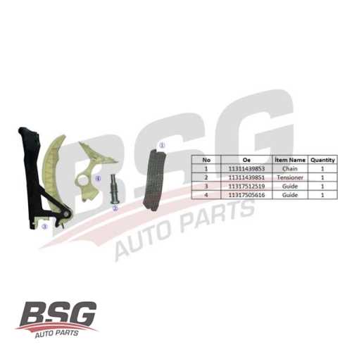 EKSANTRIK ZINCIR SETI ZINCIR-2 KIZAK-ZINCIR GERGISI N40-N45 E46-E81-E87-E87 LCI-E90 02-11 Ürün Görseli