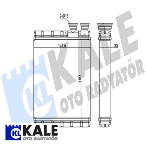 VW POLO-T-CROSS-A1-IBIZA-FABIA VW KALORIFER RADYATÖRÜ