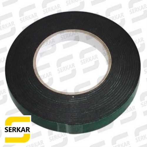 MUHTELIF ÇIFT TARAFLI BANT YESIL 10 MM (1 TOP)