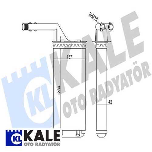 PSA 106/SAXO PSA KALORIFER RADYATÖRÜ 812016