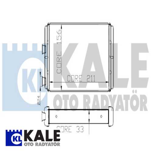 FIAT DOBLO / DOBLO MPV / IDEA / PUNTO FIAT KALORIFER RADYATÖRÜ BRAZING