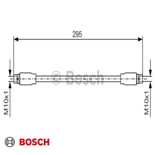 FREN HORTUMU ÖN 14042 / 83.7813-0295.3 BM PASSAT-A4-A6 97-04 Ürün Görseli