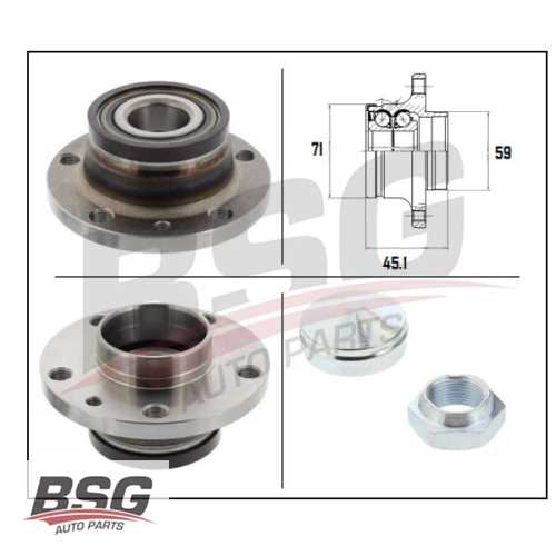 ARKA PORYA RULMANLI ABS`LI RULMANLI 5 BIJON BM EGEA 15-