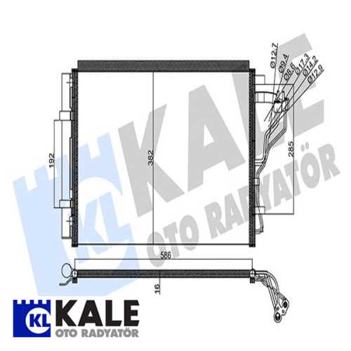 KORE ELANTRA / CERATO KORE KLIMA RADYATÖRÜ
