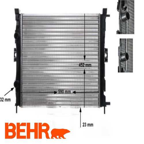 SU RADYATÖRÜ  1.4-1.6 MEGANE II 03- Ürün Görseli