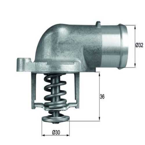 TERMOSTAT 87°C / TH38787G1 AXD-AXE-BAC 2,5 TDI T5-TOUAREG 04-10