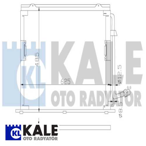 MERCEDES 140 MERCEDES KLIMA RADYATÖRÜ Ürün Görseli