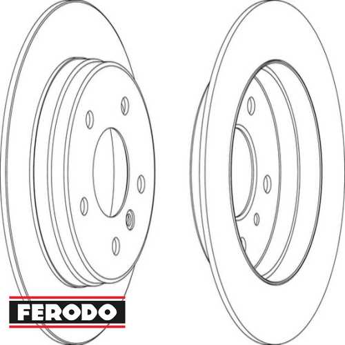 MERCEDES W168-W414 MERCEDES FREN DISKI ARKA TAKIM