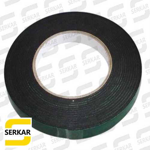 MUHTELIF ÇIFT TARAFLI BANT YESIL 15 MM (1 TOP)