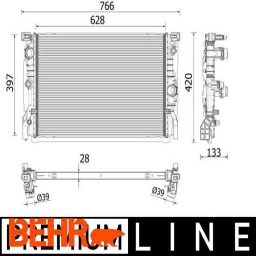 SU RADYATÖRÜ  B47-B57 G30-G31-G38-7G11-G12-8G15 17-