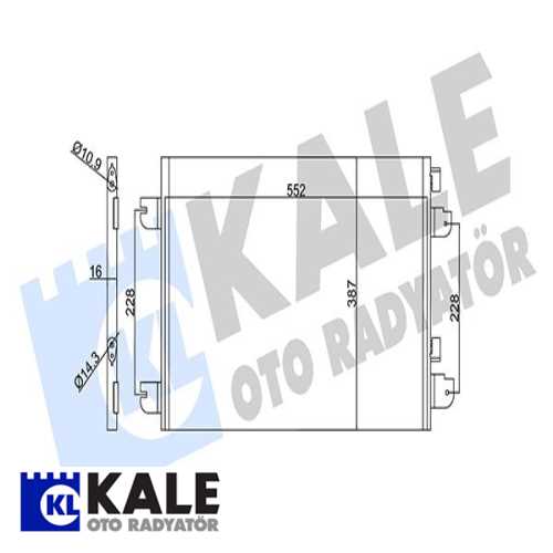 RENAULT MEGANE I/SCENIC I/LOGAN/SANDERO/DUSTER RENAULT KLIMA RADYATÖRÜ AL/AL (16v)
