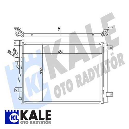 OPEL CAPTIVA C140 ANTARA OPEL KLIMA RADYATÖRÜ AL/AL