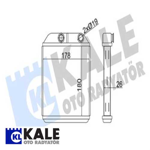 KALORİFER RADYATÖRÜ VOLVO S40 95-03