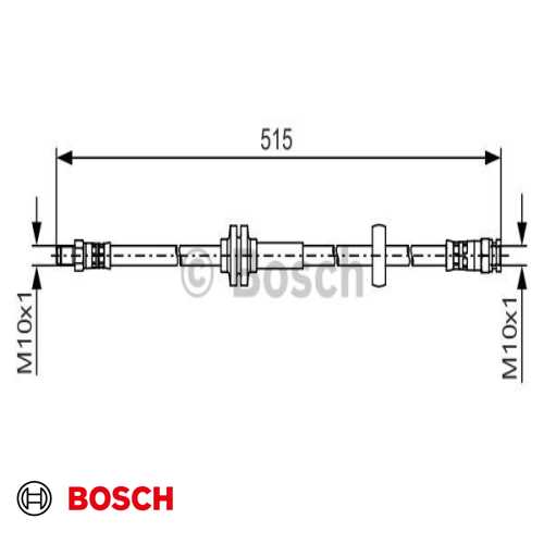 FREN HORTUMU ÖN  B.M BOXER / JUMPER 97-00