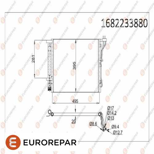 KLIMA RADYATÖRÜ  2,0 BNZ OPTIMA 42339 Ürün Görseli