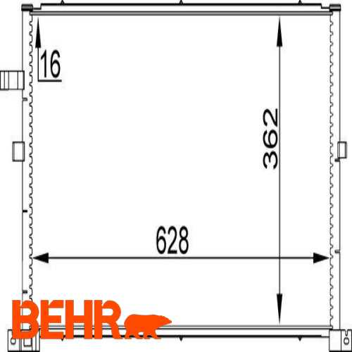 KLIMA RADYATÖRÜ 1S7H 19710 BC 2.0 BNZ/DZL MONDEO 01-07