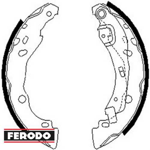 RENAULT CLIO II- IV/LOGAN/THALIA/301/C-ELYSEE RENAULT FREN BALATASI ARKA KAMPANA Ürün Görseli