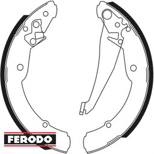 VW CADDY VW FREN BALATASI ARKA GS8639 (PABUÇ) (230 mm) Ürün Görseli