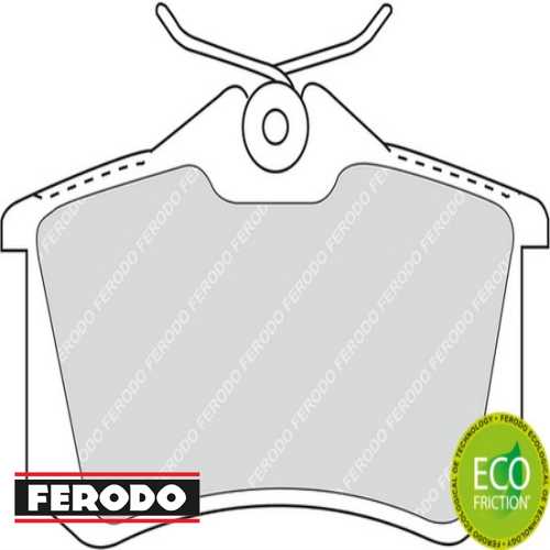 VW GOLF3-GOLF4-GOLF5-JETTA-PASSAT-A3-TOLEDO-OCTAVIA VW FREN BALATASI ARKA GDB1330 / GDB823 / FDB1788