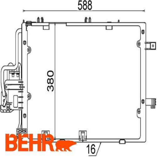 KLIMA RADYATÖRÜ  Z14XE CORSA C 01- Ürün Görseli