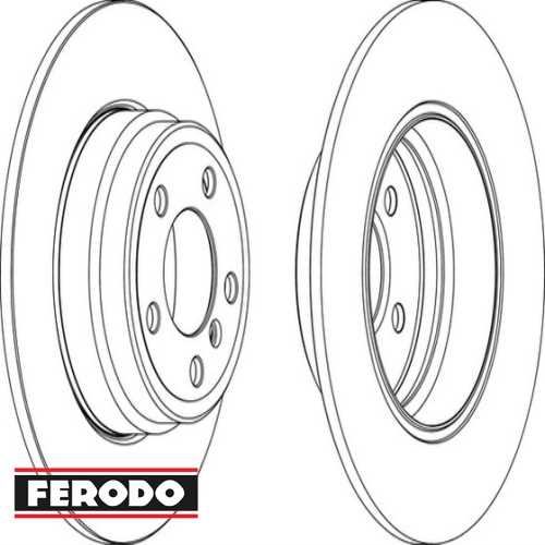 BMW X5 E53 BMW FREN DISKI ARKA ADET Ürün Görseli