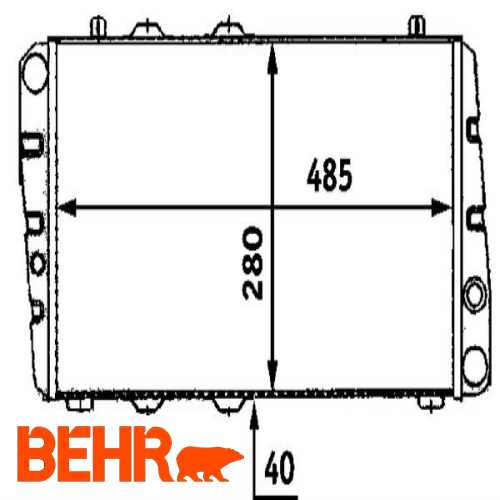 SU RADYATÖRÜ  AMJ 1,3 FAVORIT-FELICIA 88-95