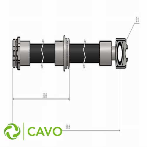 FREN HORTUMU ÖN (605 mm) BM TIGUAN-Q3 08-