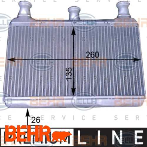 KALORIFER RADYATÖRÜ  BM E60-E60 LCI-E61 LCI-E63 LCI-E64 LCI 03-10