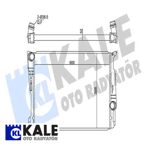 BMW X3 F25 BMW SU RADYATÖRÜ