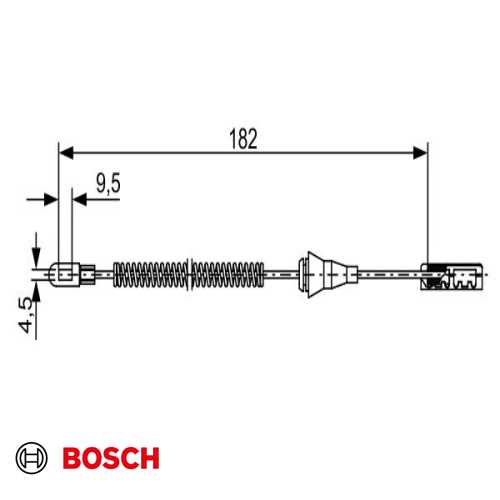 EL FREN TELI KISA  BM ASTRA H ZAFIRA A 04- Ürün Görseli
