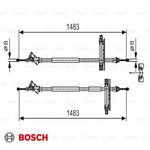 EL FREN TELI 1480MM BM FOCUS 98- Ürün Görseli