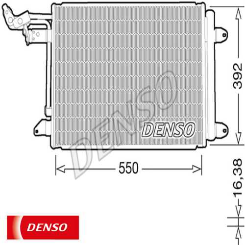 KLIMA RADYATÖRÜ 8FC 351 301-041 BM GOLF5-GOLF6-JETTA-A3-LEON-OCTAVIA 04-13 Ürün Görseli