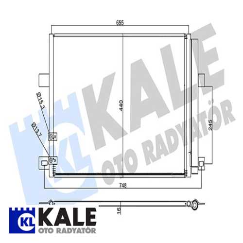 VW AMAROK VW KLIMA RADYATÖRÜ