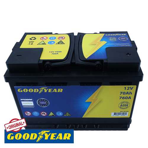 UNI BM UNI AKÜ 12V 80AH AGM 800CCA (L4) (315x175x190) (START&STOP) Ürün Görseli