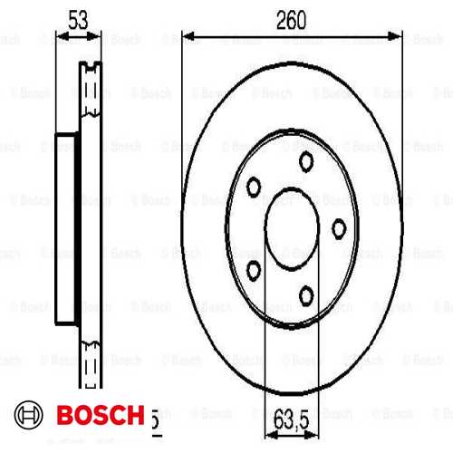 FREN DISKI ÖN ADET BM GRANADA/SCORPIO 89-94 Ürün Görseli