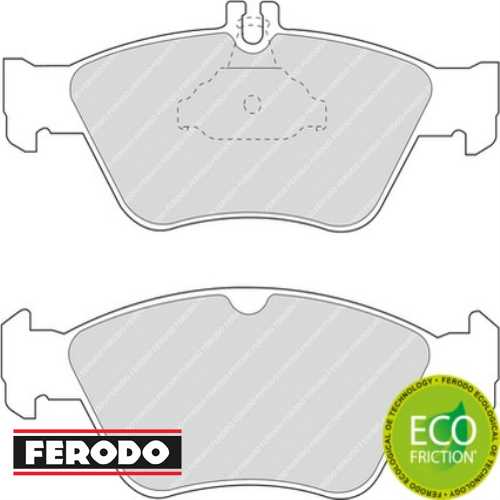 MERCEDES W208-210-170 MERCEDES FREN BALATASI ÖN