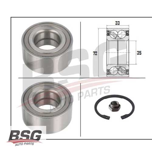 PORYA RULMANI ÖN PORYASIZ B.M 106/306/SAXO/XSARA 96-