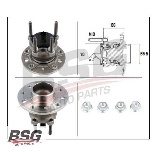 PORYA ARKA RULMANLI ABSLI 5 BIJON BM VECTRA C SIGNUM 02-07 Ürün Görseli