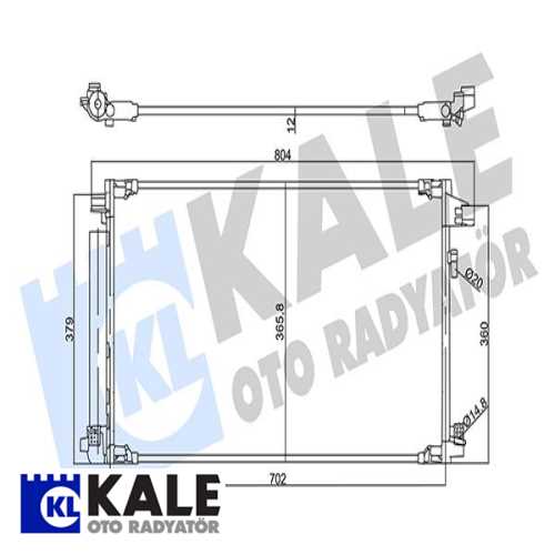JAPON COROLLA (E21) : COROLLA (E21) HB 1.8 Hybrid 19- : CHR (X1) 1.8 Hybrid 16- JAPON KLIMA RADYATÖRÜ . Ürün Görseli