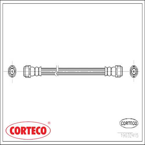 FREN HORTUMU ARKA 340MM BM A168 1997-2004