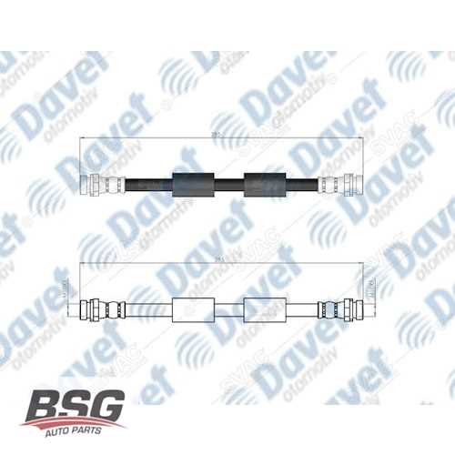 FREN HORTUMU ARKA  BM FIESTA 08- Ürün Görseli